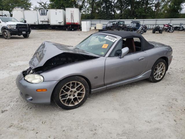 MAZDA MX-5 MIATA 2002 silver converti gas JM1NB353620225174 photo #1