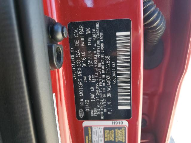 2020 KIA RIO LX - 3KPA24AD3LE312638