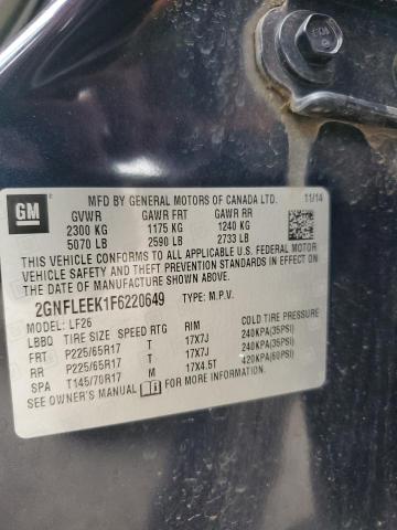 2015 CHEVROLET EQUINOX LS - 2GNFLEEK1F6220649