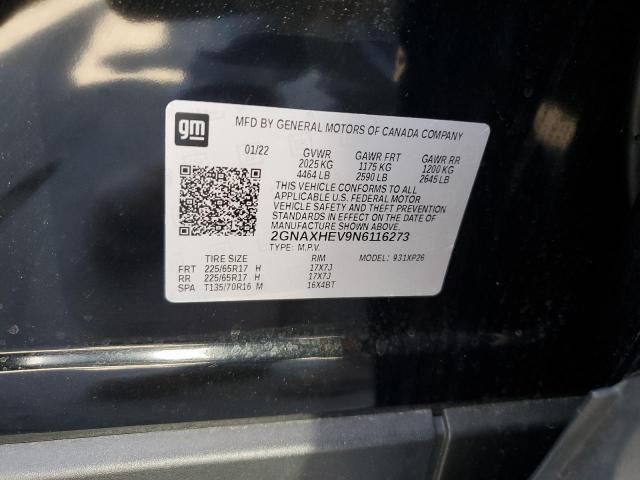2022 CHEVROLET EQUINOX LS - 2GNAXHEV9N6116273