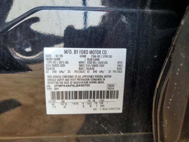 2020 FORD EDGE ST - 2FMPK4AP6LBA95755