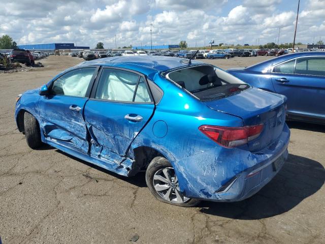 KIA RIO LX 2022 blue  gas 3KPA24AD0NE496293 photo #3