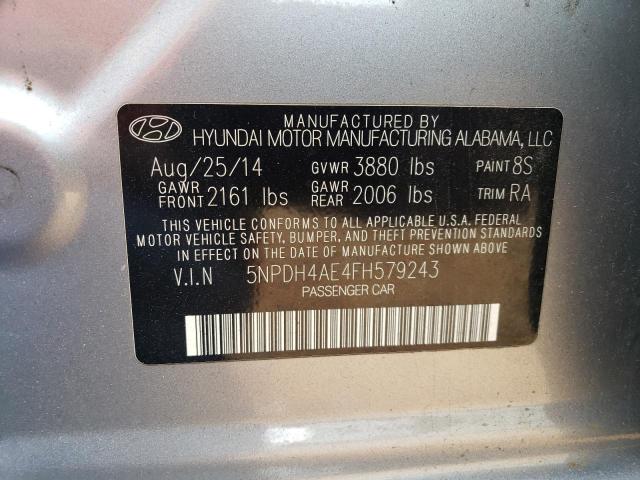 2015 HYUNDAI ELANTRA SE - 5NPDH4AE4FH579243