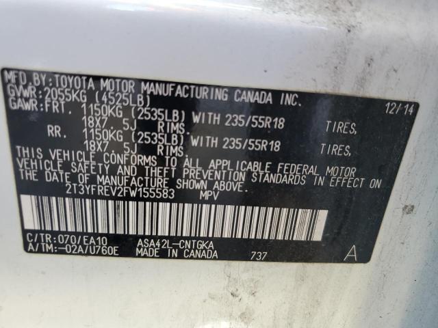 2015 TOYOTA RAV4 LIMIT - 2T3YFREV2FW155583
