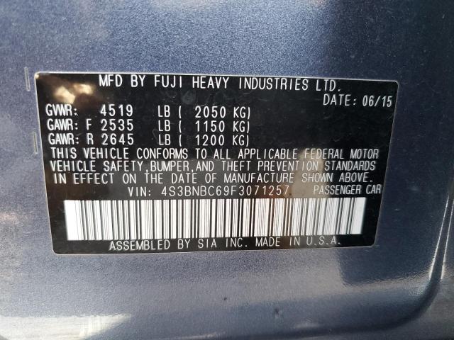 2015 SUBARU LEGACY 2.5 - 4S3BNBC69F3071257