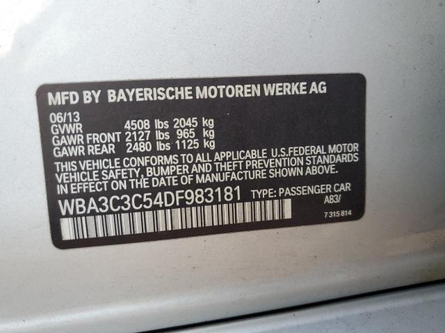 VIN WBA3C3C54DF983181 2013 BMW 3 Series, 320 I Xdrive no.12