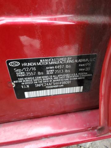 2017 HYUNDAI SONATA SE - 5NPE24AF5HH498091