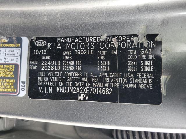 VIN KNDJN2A2XE7014682 2014 KIA Soul no.13