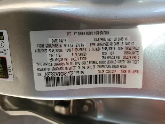 VIN JM3TB2CA5F0461153 2015 Mazda CX-9, Touring no.12