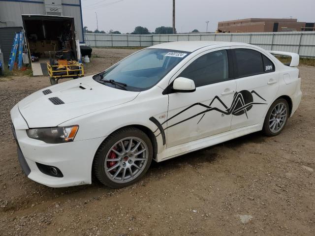 MITSUBISHI LANCER EVO 2014 white  gas JA32W8FV5EU017545 photo #1