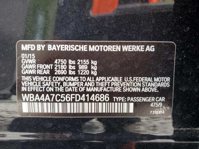 VIN WBA4A7C56FD414686 2015 BMW 4 SERIES no.12