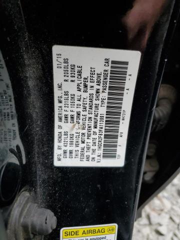 VIN 1HGCR2F83FA113991 2015 Honda Accord, Exl no.12