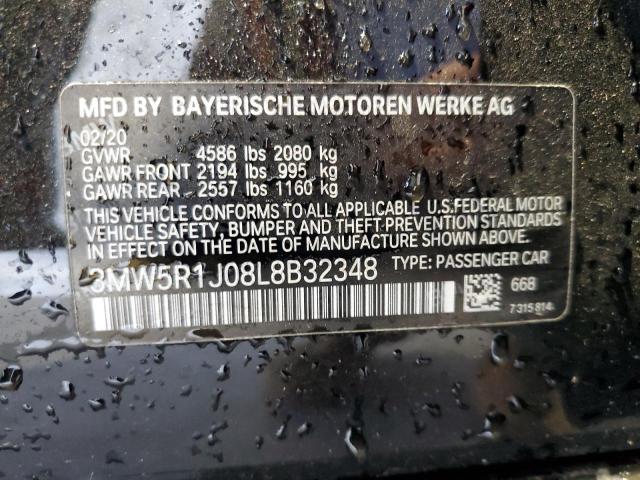 VIN 3MW5R1J08L8B32348 2020 BMW 3 Series, 330I no.12