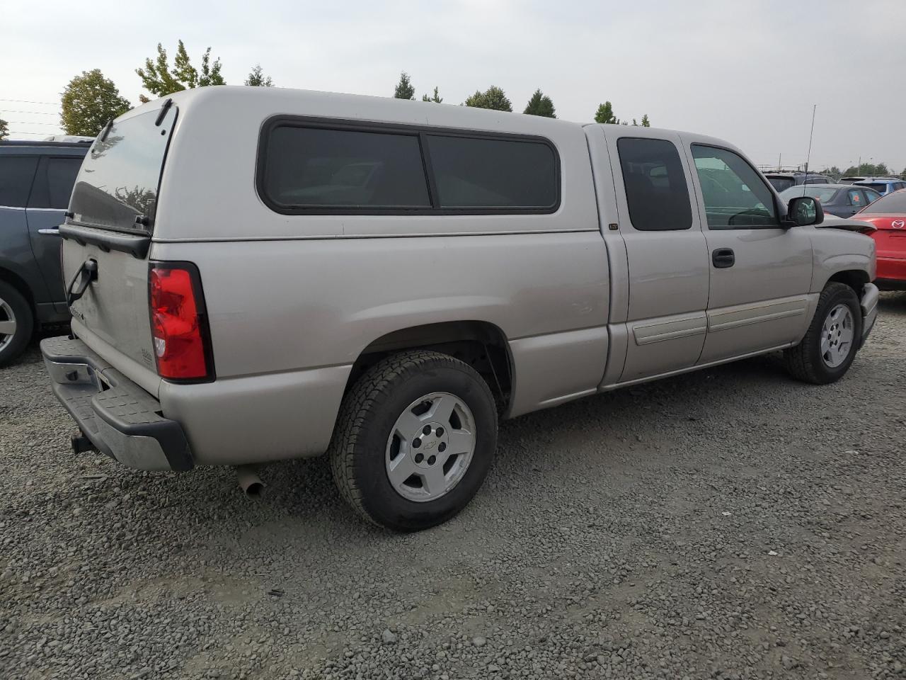 CHEVROLET SILVERADO 2006 silver  flexible fuel 1GCEC19Z46Z111529 photo #4