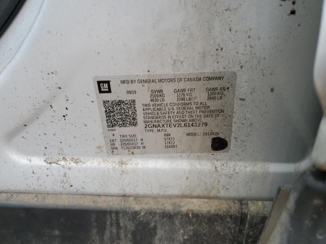 2020 CHEVROLET EQUINOX LT - 2GNAXTEV2L6143279