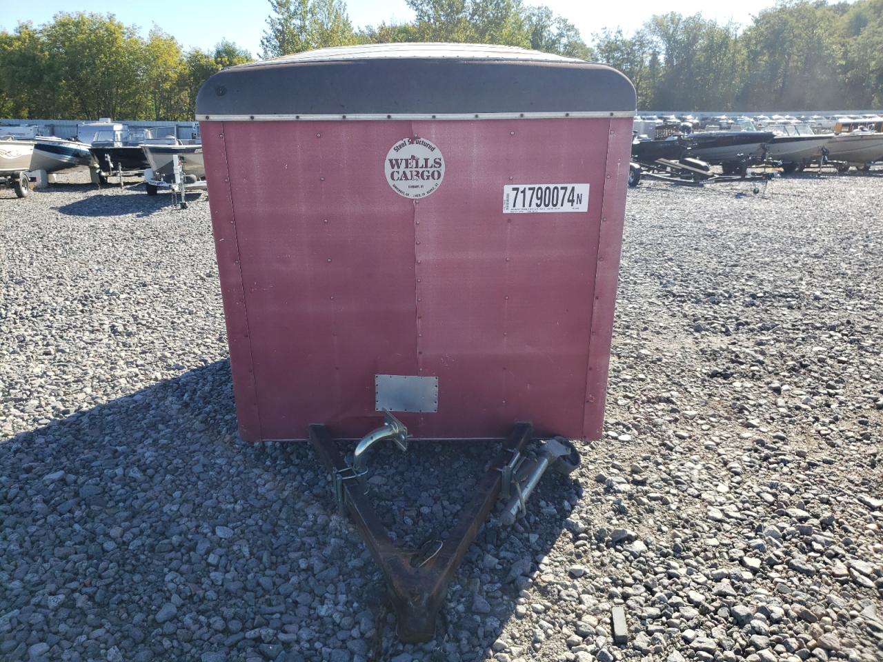 WELLS CARGO TRAILER 2014 red   1WC200C19H1055042 photo #3