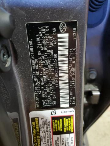 VIN 4T1M11BK2LU003400 2020 Toyota Camry, SE no.12