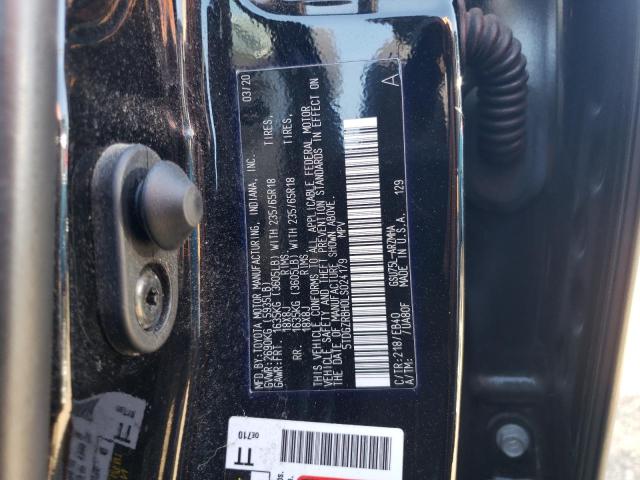 2020 TOYOTA HIGHLANDER - 5TDGZRBH0LS024179