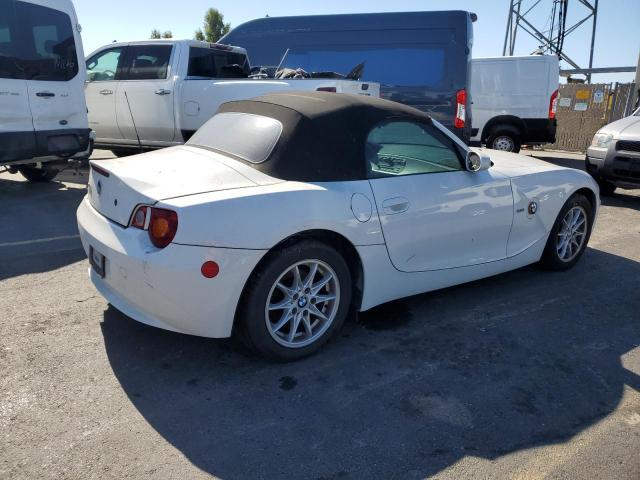 BMW Z4 2.5 2004 white  gas 4USBT33514LS52489 photo #4