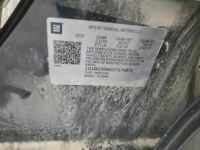 2018 CHEVROLET CRUZE LS - 1G1BC5SM3J7174871