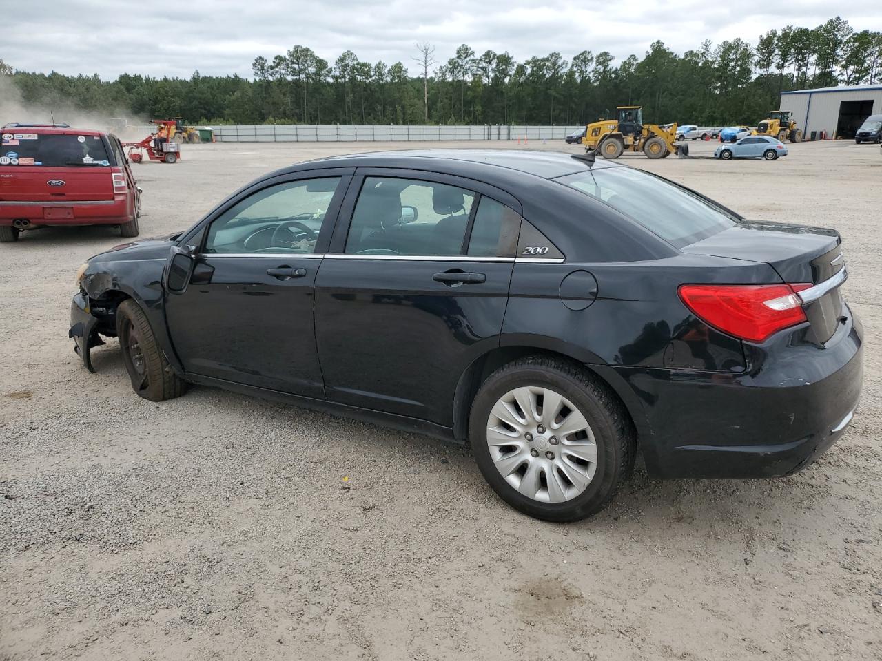 CHRYSLER 200 LX 2012 black sedan 4d gas 1C3CCBAB1CN318902 photo #3