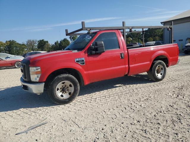 FORD F250 SUPER 2009 red pickup gas 1FTNF20519EA00441 photo #1