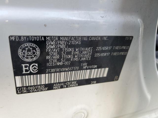 2017 TOYOTA RAV4 LE - 2T3BFREV9HW567170