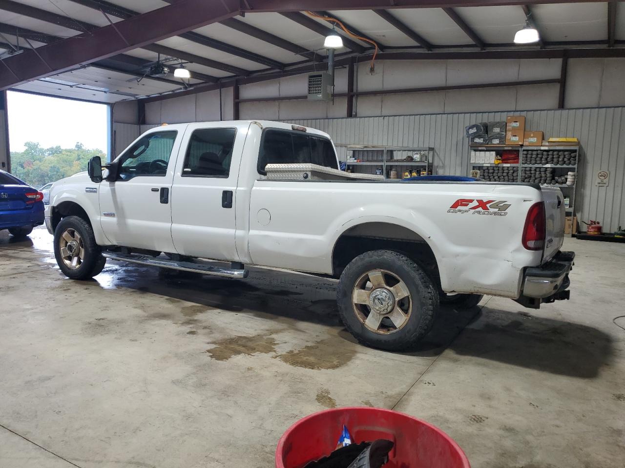 FORD F350 SRW S 2006 white  diesel 1FTWW31P76ED81024 photo #3