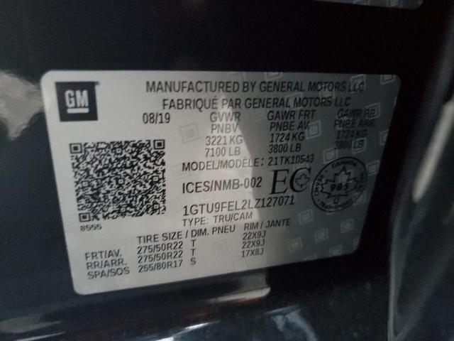 2020 GMC SIERRA K15 - 1GTU9FEL2LZ127071