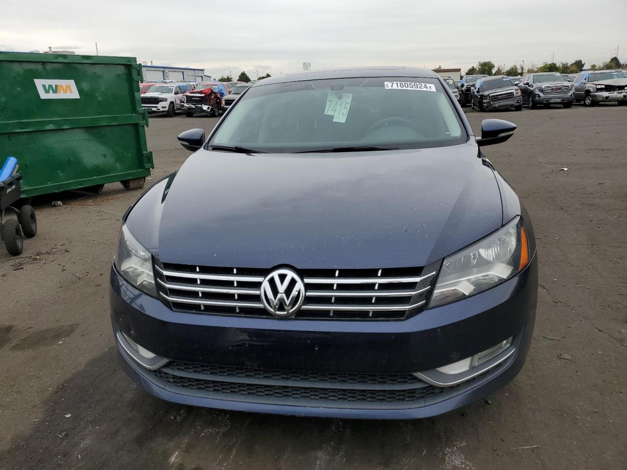 Lot #2842988150 2012 VOLKSWAGEN PASSAT SEL