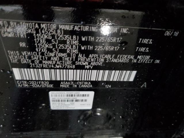 2018 TOYOTA RAV4 LE - 2T3ZFREV4JW477848