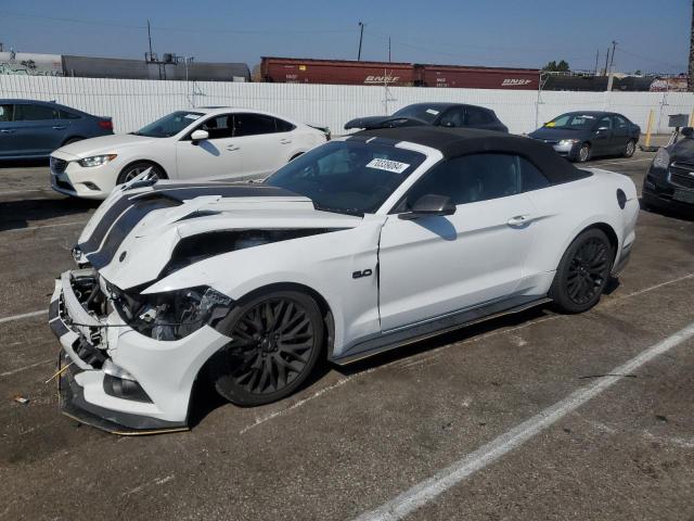 FORD MUSTANG GT 2016 white  gas 1FATP8FF4G5328415 photo #1