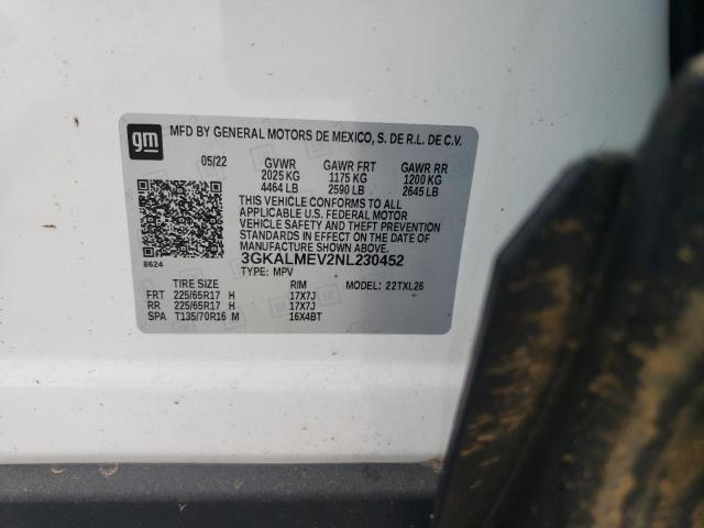 2022 GMC TERRAIN SL - 3GKALMEV2NL230452