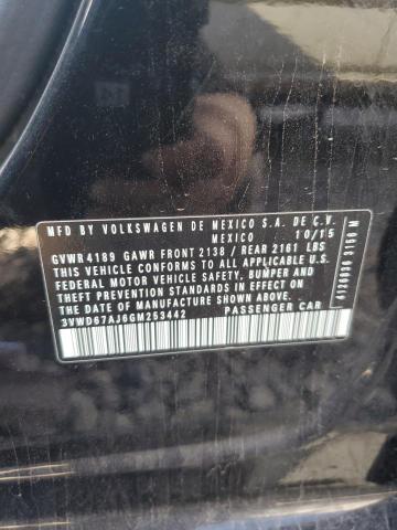 2016 VOLKSWAGEN JETTA SE - 3VWD67AJ6GM253442