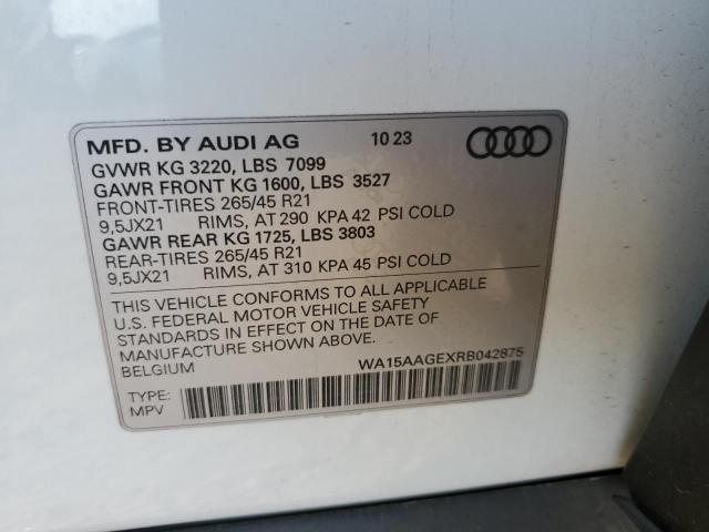 2024 AUDI Q8 E-TRON - WA15AAGEXRB042875