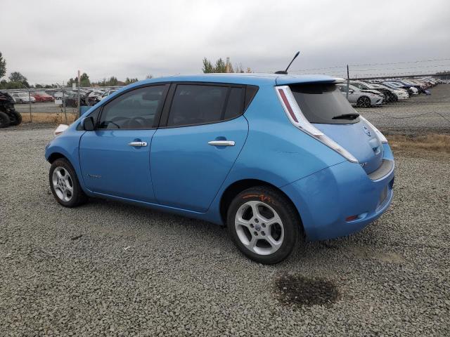 NISSAN LEAF S 2013 blue hatchbac electric 1N4AZ0CP0DC412075 photo #3