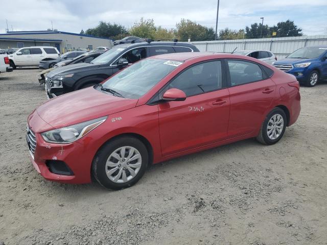 HYUNDAI ACCENT SE 2019 red  gas 3KPC24A33KE082470 photo #1