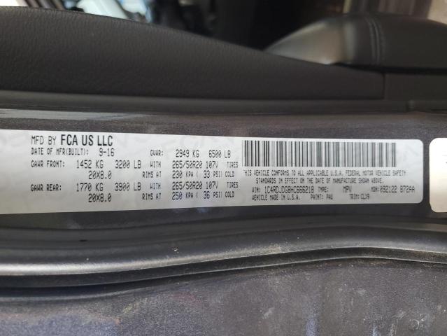 2017 DODGE DURANGO GT 1C4RDJDG8HC666218