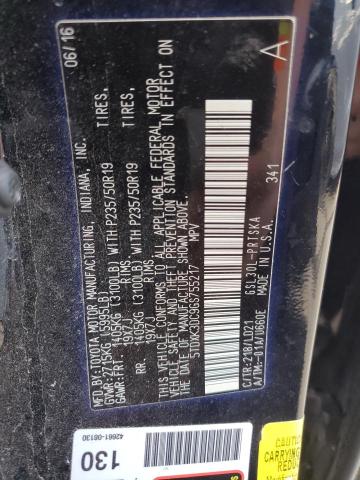 2016 TOYOTA SIENNA SE 5TDXK3DC9GS755217
