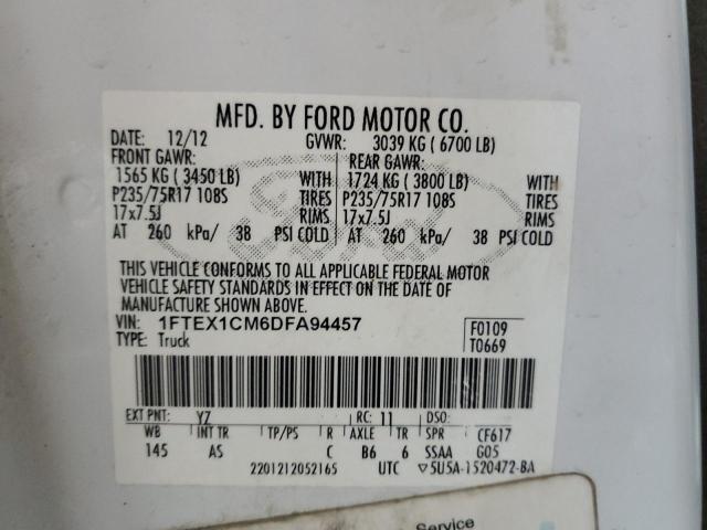 VIN 1FTEX1CM6DFA94457 2013 Ford F-150, Super Cab no.12