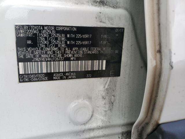 2017 TOYOTA RAV4 LE - JTMZFREV4HJ126737