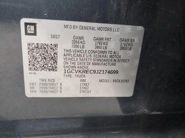2018 CHEVROLET SILVERADO - 1GCVKREC9JZ174699