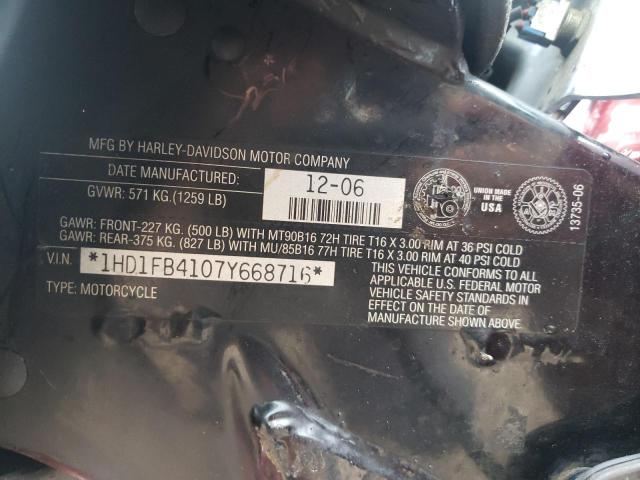 2007 HARLEY-DAVIDSON FLHR - 1HD1FB4107Y668716