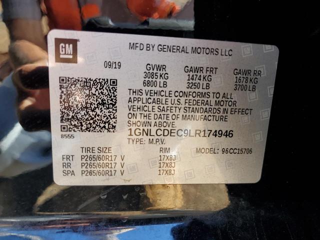 2020 CHEVROLET TAHOE POLI - 1GNLCDEC9LR174946