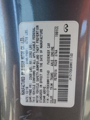 2017 INFINITI Q60 BASE JN1CV7EK9HM111140