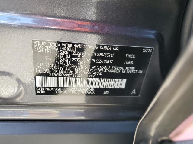 2021 TOYOTA RAV4 XLE - 2T3W1RFV9MC169998