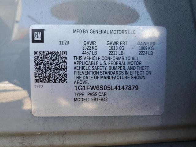 VIN 1G1FW6S05L4147879 2020 Chevrolet Bolt, LT no.12