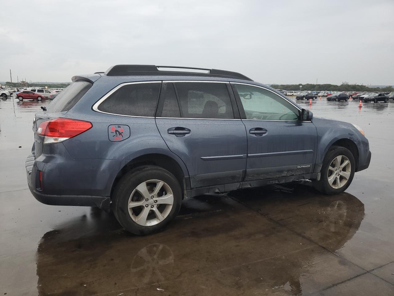 SUBARU OUTBACK 2. 2013 blue  gas 4S4BRCCC3D3279093 photo #4