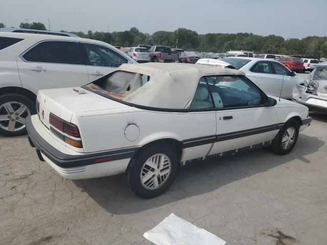 PONTIAC SUNBIRD LE 1990 white  gas 1G2JB34K3L7601043 photo #4