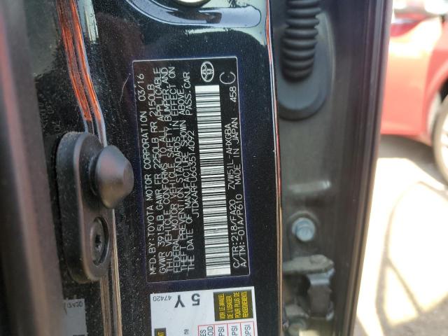 2016 TOYOTA PRIUS - JTDKARFU6G3514092